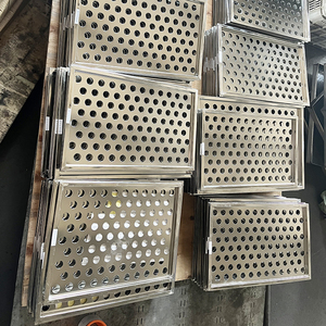<span class=keywords><strong>Grande</strong></span> plaque de cuisson en acier inoxydable, plaque <span class=keywords><strong>à</strong></span> biscuits avec angle droit, demi-plaque de four, plat de cuisson - Product Image 4
