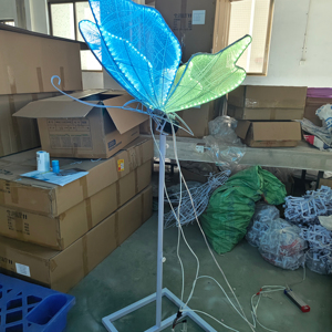 Dev LED hareketli kelebekler kanatları ile ışık düğün yapay aydınlık kelebek malzemeleri parti olay sahne fotoğraf sahne - Product Image 4