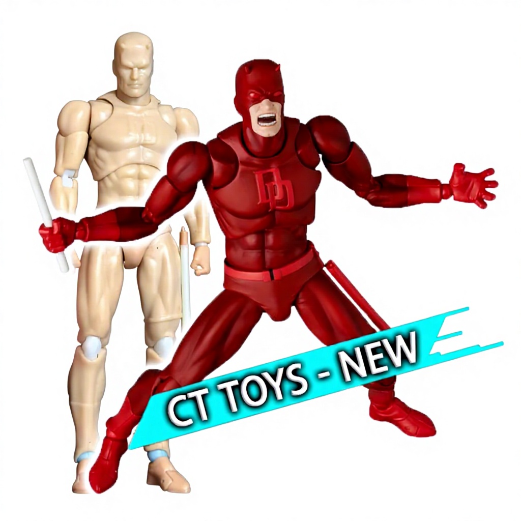Hot New Ct Toys Daredevil Mafex 223 Comic Version PVC Figure