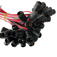 Prise d'ampoule LED de voiture T10 connecteur de support de lampe d'instrument Auto 194 168 câble de Base adaptateur d'ampoule