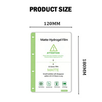 Échantillon Gratuit Film Protecteur d'Écran Hydrogel Mat TPH 0,12 mm Film Hydrogel Avancé pour Machine de Découpe