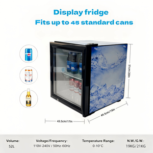 Mini Refrigerador Portátil Nuelead Ne-52c de Bajo Consumo Energético y Enfriamiento Rápido con Luz - Product Image 4