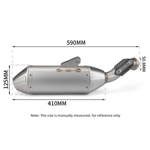 Tubo de Escape Trasero Modificado para DUKE 790 <span class=keywords><strong>ktm790</strong></span>, Silenciador de Escape para Motocicleta DUKE 790 - Product Image 6