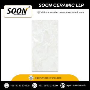 กระเบื้องพอร์ซเลน Ice Onyx ขนาด 1200x2400 มม. ผิวมันเงา กันลื่น หนา 9 มม. สำหรับปูพื้นและตกแต่งผนัง ดีไซน์สวยงาม ราคาส่งออก - Product Image 5