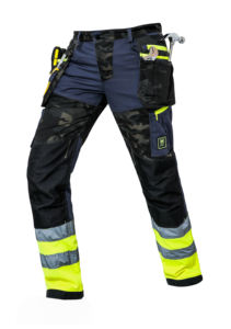 Sicherheits-Reflektorhose mit Hoher Sichtbarkeit ANSI Klasse 2 Warnschutz-Arbeitshose für Männer - Product Image 2