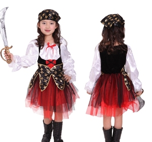 Venta caliente Boutique Pretty Pirate Girl Costume Halloween Carnival Cosplay Performance Costume - Product Image 2