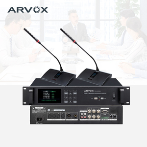 Sistema de micrófono de conferencia con cable tipo mesa ARVOX, Conferencia con equipo anfitrión, sistema de micrófono de conferencia de discusión - Product Image 1