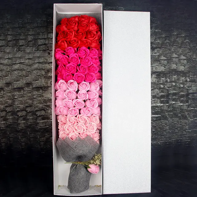 Ammy Forever Lasting Preserved Roses 99 Roses Enchanted Large Soap Flower hand made Boxes