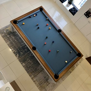Table de billard 2-en-1 (7, 8 ou 9 pieds) avec fonction repas, modèle 2020, en promotion - Product Image 1