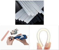 Bâton de colle thermofusible blanc transparent pour le cachetage de papier de carton