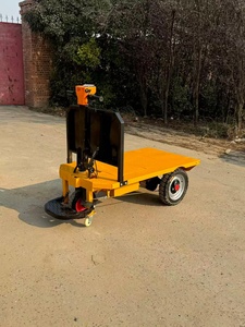 Carretilla de Plataforma de Acero Amarillo de 1200x800 mm, Carro Industrial Resistente de Cuatro Ruedas con Acabado de Recubrimiento en Polvo - Product Image 3