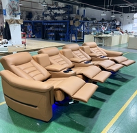 Mode einfache große Sofa Wohnzimmer Schlafs ofa Set Serie von elektrischen Aufzug Sofa Sessel viele Menschen liegen Filme und Fernsehen