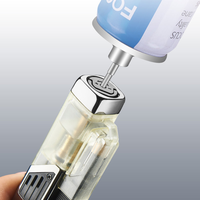 Briquet torche portable rechargeable en alliage de zinc DEBANG, design minimaliste, flamme à 4 jets, personnalisable avec logo, pour cigarettes et cadeaux promotionnels