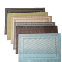 Nouveau Tapis de Table Anti-Chaleur et Antidérapant en PVC Style Européen 2026, Napperons Tissés pour Table de Cuisine – Vente Chaude