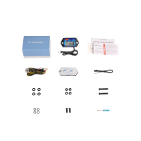 Runleader RL-HM027BT DC8-30V Maks 10M IP67 Tahan Air untuk Sepeda Motor Gergaji Mesin Pemotong Rumput Digital Mini LCD Tach/Hour Meter