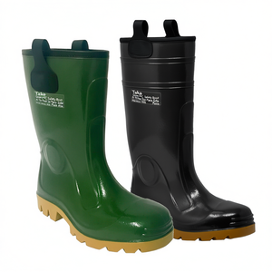Bottes de sécurité Ttake Green en PVC, hauteur genou, taille 44, semelle Para - Product Image 2
