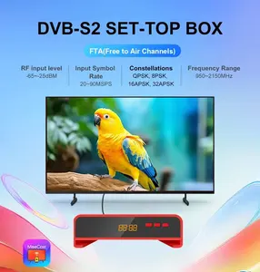 Récepteur <span class=keywords><strong>satellite</strong></span> <span class=keywords><strong>TV</strong></span> numérique H265 avec Wi-Fi intégré, très vendu en Afrique, décodeur <span class=keywords><strong>TV</strong></span> FTA, boîtier décodeur, plastique - Product Image 6