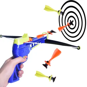 New summer outdoor sports toy shooting target game bow and arrow plastic pistol tiro con l'arco crossbow toys for kids