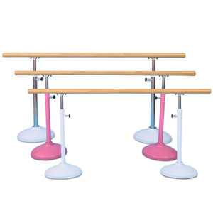 Barra de Ballet Ajustable de Madera con Longitud Personalizada, Barra de Ballet Móvil para Sala de Baile y Gimnasia - Product Image 3