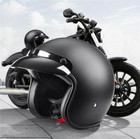 2025 rétro casque moto mode demi-visage casque respirant et ventilé casque d'équitation électrique Cascos Para Moto