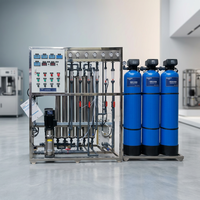 Système de purification d'eau industriel RO de 200, 250, 500 litres par heure et machine de traitement de l'eau avec prix d'usine