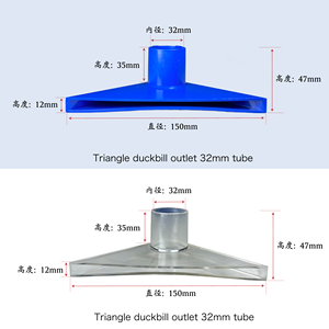 ช่องเก็บตุ่นปากเป็ดสามเหลี่ยมเติมอากาศประสิทธิภาพสูงออกแบบมาสำหรับถังอาหารทะเลเพื่อสร้าง<span class=keywords><strong>การ</strong></span>ไหลที่กว้างและป้องกันการกระเด็น - Product Image 6