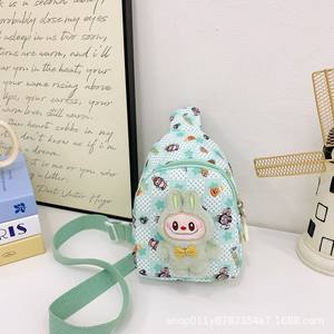 新しい子供用バッグ、漫画プリントのウエストバッグ（男の子と女の子用）、カジュアルなクロスボディバッグ、幼稚園児用の小銭入れ - Product Image 3