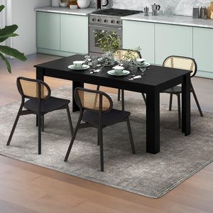 SENYU Mesa de Centro de Madera Cuadrada Pequeña, Moderna, Resistente y Duradera, con Acabado Natural para Sala de Estar, Oficina en Casa - Product Image 1