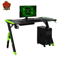 Bureau de jeu ergonomique multifonction en bois avec structure en acier pour la maison, le bureau, l'étude et l'utilisation d'un ordinateur portable - Conception d'angle