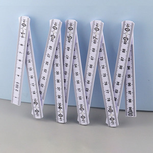 Regla de medición <span class=keywords><strong>multi</strong></span>ángulo de plástico ABS de 1M de largo, regla plegable de dibujo multisección portátil de ángulo fijo con perno de Metal con logotipo - Product Image 1
