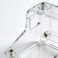 Kunshan OEM, tournage de précision CNC, pièces en acrylique transparentes personnalisées, mini-tournage et service de fabrication en Chine, service CNC en acrylique