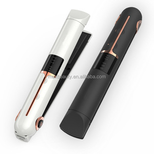 Fer à lisser sans fil, Portable, affichage LED, Mini fer à lisser électrique de voyage USB Rechargeable sans fil - Product Image 1