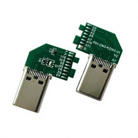Conector USB Tipo C Macho de 24 Pines, Conector en Ángulo Recto, USB 3.1 Gen2 10Gbps 5A, Tipo Soldadura