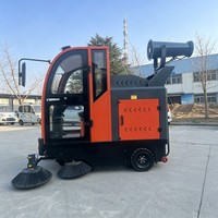 Machine de balayage de voirie électrique entièrement fermée et intelligente pour les communautés