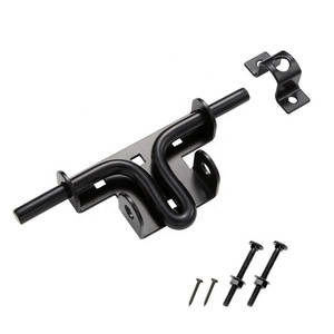 Chất Lượng Đảm Bảo Đen Sắt Trượt Cổng Bolt <span class=keywords><strong>Latch</strong></span> Khóa Vườn Hàng Rào Cổng <span class=keywords><strong>Latch</strong></span> Cho Hàng Rào Gỗ - Product Image 4