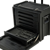 Caja de Herramientas de Plástico Rotomoldeado, Estuches Protectores Personalizados, Caja de Almacenamiento Multiusos (61x40x52cm)
