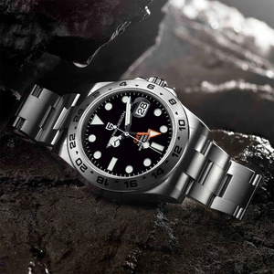 Nuevo Reloj Deportivo de Lujo PAGANI Design 2025 para Hombre, Mecánico Automático, GMT, Cristal de Zafiro, Sumergible 10 Bar, Acero Inoxidable - Product Image 3