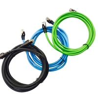 Kabel Jaringan Rj45 Panjang Kustom 1m/5m/10m/50m/100m 5e/cat6/6a/7/8 UTP FTP SFTP 6 Solid 23AWG Kabel Patch Ethernet