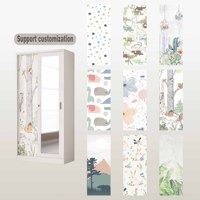 Armoire moderne à double porte coulissante en acier avec serrure et miroir, écologique, durable, robuste, en fer, pour chambre à coucher et dressing