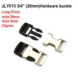 Boucle <span class=keywords><strong>à</strong></span> dégagement rapide de luxe en alliage de zinc, 3/4 pouce, robuste et légère, pour sacs <span class=keywords><strong>à</strong></span> dos, sans couture, clips, ceintures, attaches - Product Image 1