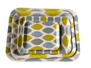 Nouveaux modèles en gros fibre de bambou protection rectangulaire environnementale plateau de fruits de thé pour la cuisine - Product Image 5