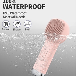 Brosse nettoyante visage de haute qualité, exfoliante rechargeable, brosses exfoliantes électriques en silicone, appareil de massage beauté du visage - Product Image 6