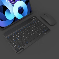 Popüler hafif Ultra ince PC Tablet klavye kablosuz klavye ve fare kombinasyonları