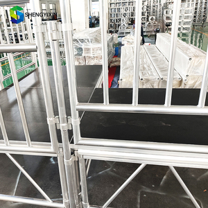 Aluminum Stage Mobile Show Stage Portable Truss Display Outdoor Folding Stage <strong>Platform</strong> Support OEM - Product Image 6