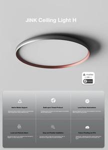 Plafonnier intelligent Matter+Thread Green Rice Full Spectrum <span class=keywords><strong>HomeKit</strong></span> en aluminium et acrylique ultra-fin pour chambre et salon - Product Image 3