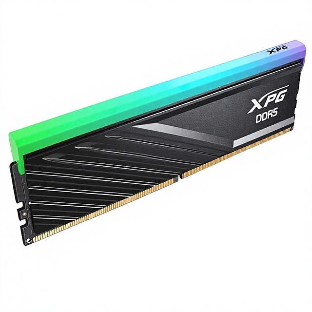 XPG Lancer Blade RGB DDR5 6000MHz Desktop Memory, 16GB, UDIMM, PC5-48000, 288-Pin, CL36, Black Heatsink