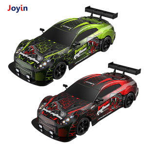 2.4GHz 1:16 LED Flow <strong>Light</strong> 4WD Drift RC Car with Switchable TPR and Drift Wheels for <strong>Street</strong> Style Sliding Shows - Product Image 3