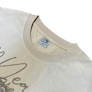T-shirts à manches courtes en coton beige de haute qualité pour hommes, avec imprimé de personnage de dessin animé de basket-ball, pour la vente en gros OEM ODM - Product Image 6