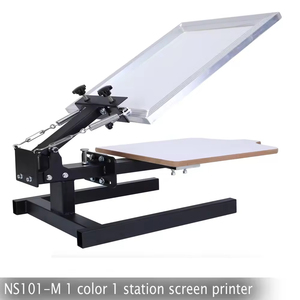 Machine d'impression sérigraphique professionnelle pour vêtements, imprimante à soie monocolore pour textiles, fonctionnement manuel - Product Image 3