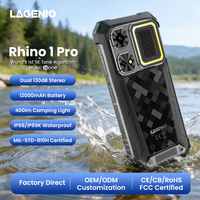 Teléfono Resistente Certificado por la UE LAGENIO Rhino1 Pro -20, Resistencia a Bajas Temperaturas, IP68, 12000mAh, Doble SIM, Resistente al Agua, GSM/LTE, SOS